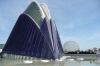 L'Àgora covered plaza for sports and concerts, wetlands aviary at L'Oceanogràfic in background