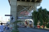 Granville Island - eating and craft markets squashed under a bridge
