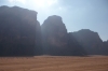 Wadi Rum - the Beduoin camp, the track back to the village JO