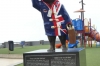 Paddington Bear 'from darkest Peru' at Miraflores, Lima PE