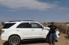 Bruce and our 4WD for our Namibia adventure
