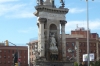 Plaça d'Espanya, Barcelona ES.  Old bull ring is behind