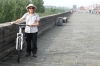 Thea & her bike, 14.5km bike ride around the ancient city wall of Xi'an CN