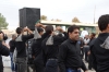 'Zanjir matam' (beating with chains) in the parade. Remembrance of Muharram, Day of Ashura in Mehriz