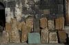 Cross-stones. Sevanavank Monastery on Lake Sevan AM